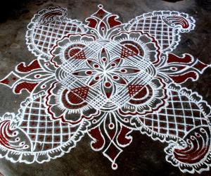 Simple rangoli