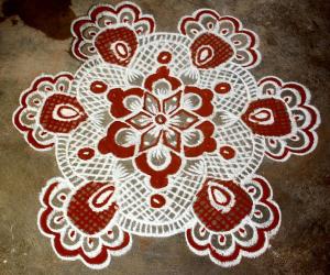 Simple rangoli