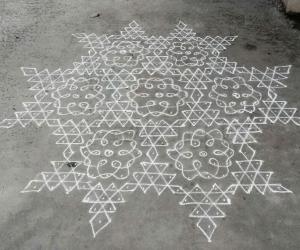 Margazhi kolam day 18