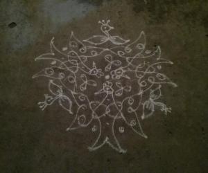 Daily kolam