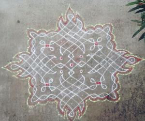 Rangoli: Margazhi day 15 - Adieu to 2015