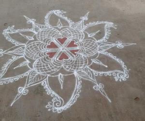 Rangoli: Varalakshmi Vratham