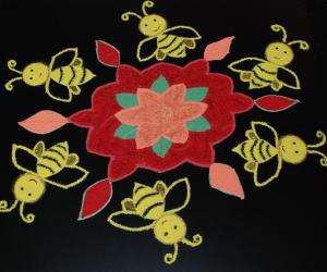 Bumble Bee Kolam