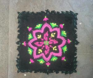 Rangoli: simple rangoli