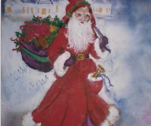 Rangoli: santa claus