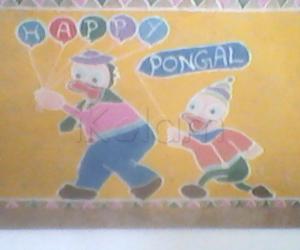 cartoon rangoli