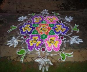 Rangoli: margazhli rangoli