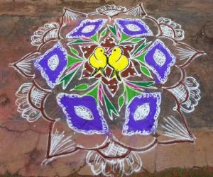 Rangoli: margali rangoli 