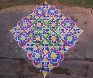 Rangoli: Dotted rangoli