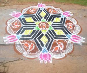 Rangoli: friday rangoli