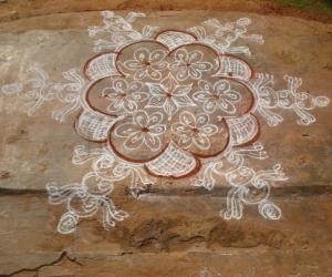 Rangoli: dotted rangoli