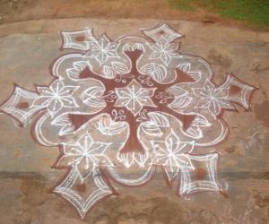 Rangoli: dotted rangoli