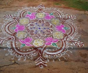 Rangoli: friday rangoli