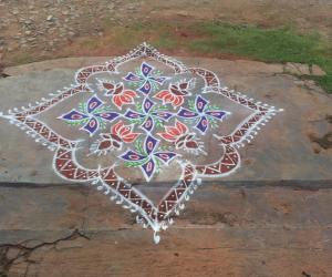 Rangoli: friday rangoli