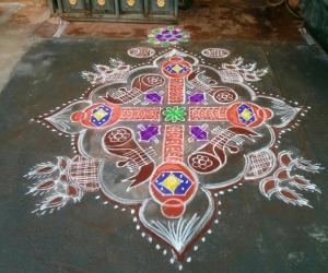 instrument rangoli