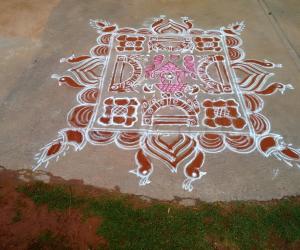 Thaipusam rangoli