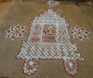 Chariot kolam