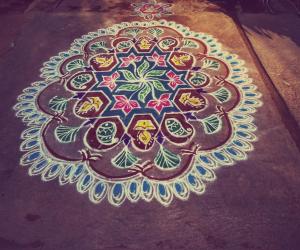 Tamil new year Rangoli