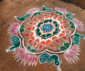 Republic day Rangoli 