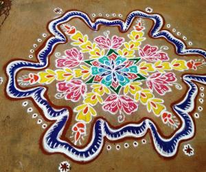 Tamil new year rangoli