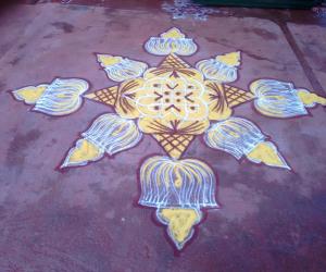 Rangoli:  Navarathri Rangoli