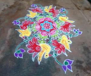 Rangoli: Margazhi kolam