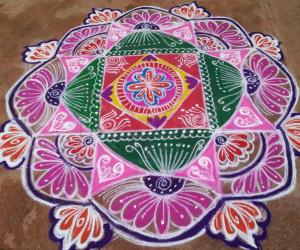 New year rangoli