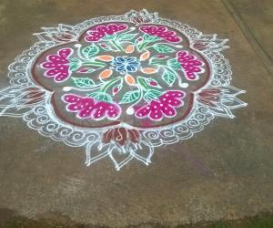 Welcome Marghali- kolam day 1