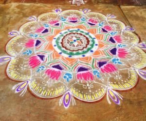 Independence Day rangoli