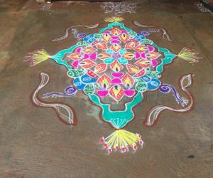 Diwali rangoli 