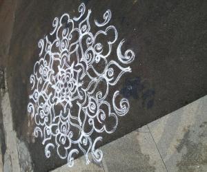 Rangoli: free hand rangoli