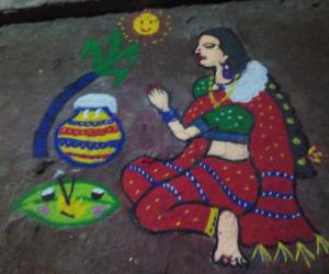 Pongal kolam