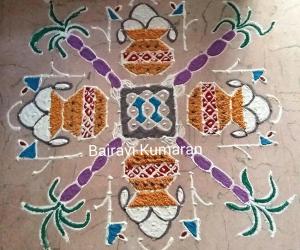 Pongal rangoli 