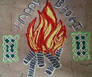 Bhogi rangoli 