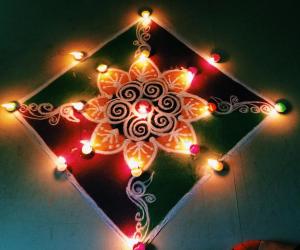 Diwali Rangoli contest 2014