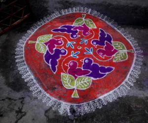 Rangoli: MARGAZHI KOLAM   18TH DAY    02-01-2017