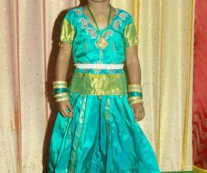 My Daughter in Lengha Blouse Costume