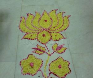 Rangoli: lotus