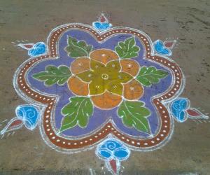 Rangoli: COLOR RANGOLI