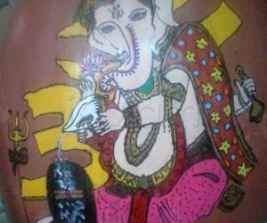 pot painting vinayak