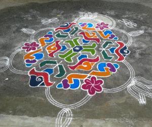 My 100th kolam in ikolam