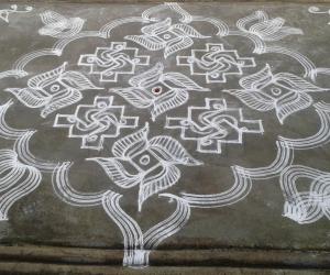 My 200th kolam in ikolam