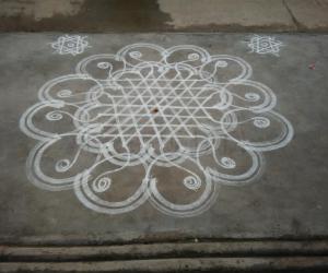 Star rangoli 