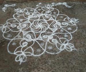 Rainy Kolam 