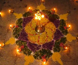 Rangoli: Deepam karthigai special