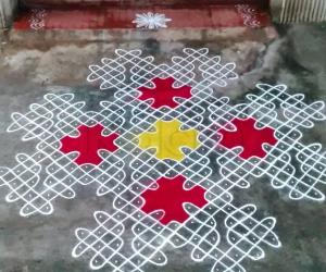 Rangoli: Margazhi special  Day 16