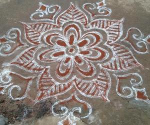 my Rangoli today