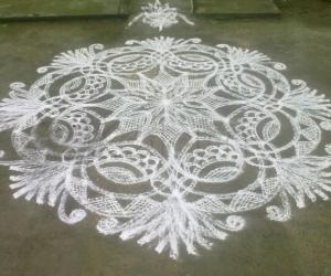 Rangoli: A.R.Kanagavalli margazhi rangoli