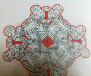 Rangoli: Paper rangoli