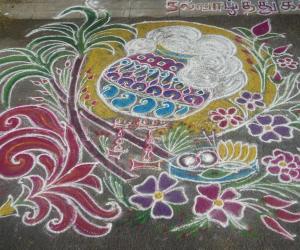 Rangoli: Happy pongal